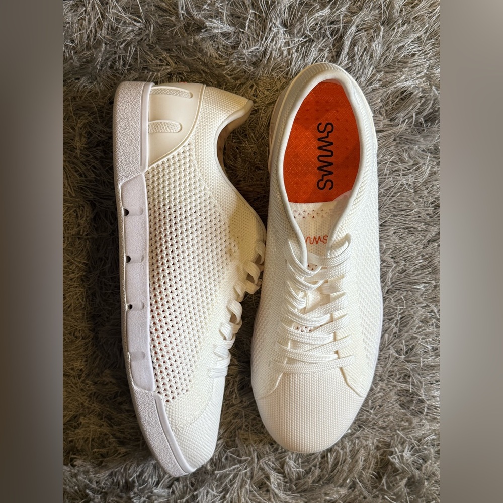 Swims Mens Breeze Tennis Knit Sneakers